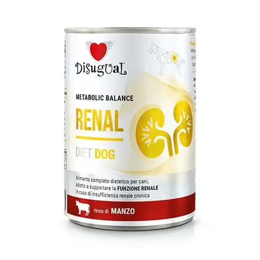 Disugual Diet Dog Renal – teľacie mäso, 6 × 400 g