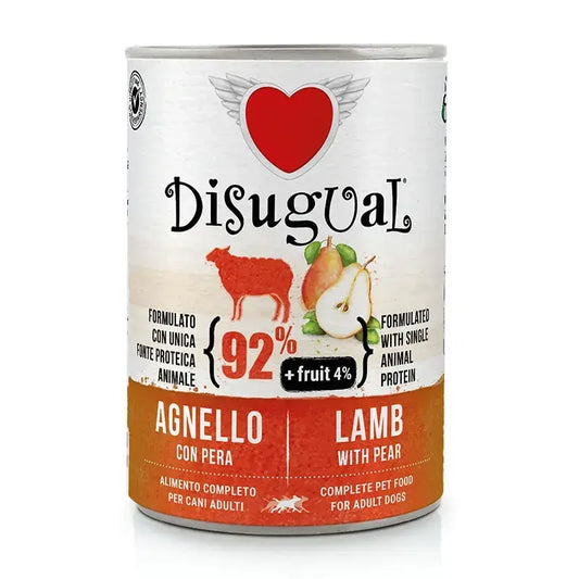 Disugual Fruit Dog Jahňacie a hruška 6 × 400 g