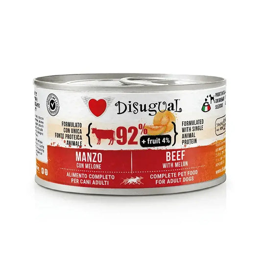 Disugual Fruit Dog – teľacie mäso a melón, 12 × 150 g