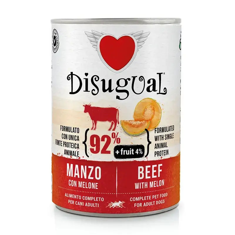 Disugual Fruit Dog – teľacie mäso a melón 6 × 400 g