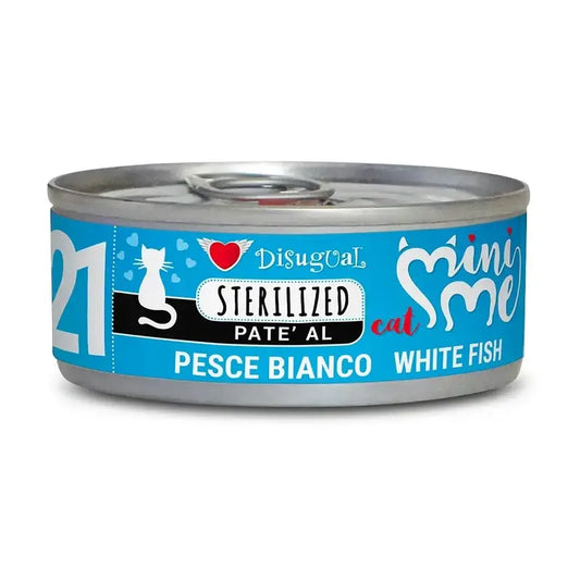 Disugual Mini-Me Cat – sterilizované krmivo s bielou rybou, 12 x 85 g