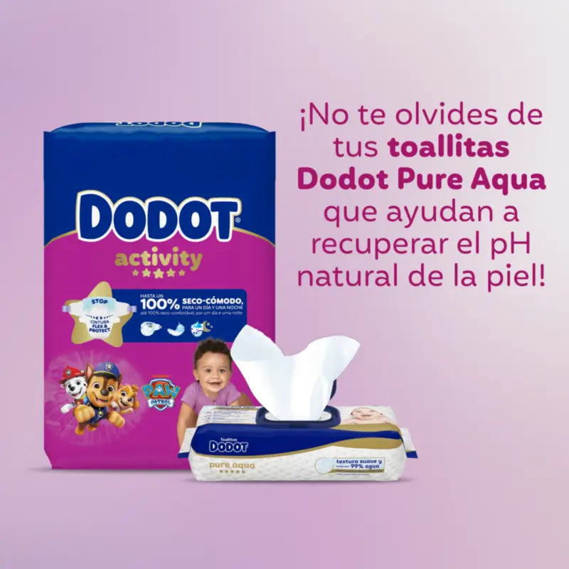 Dodot Activity veľkosť 4+ Extra Jumbo (10–15 kg), 52 plienok