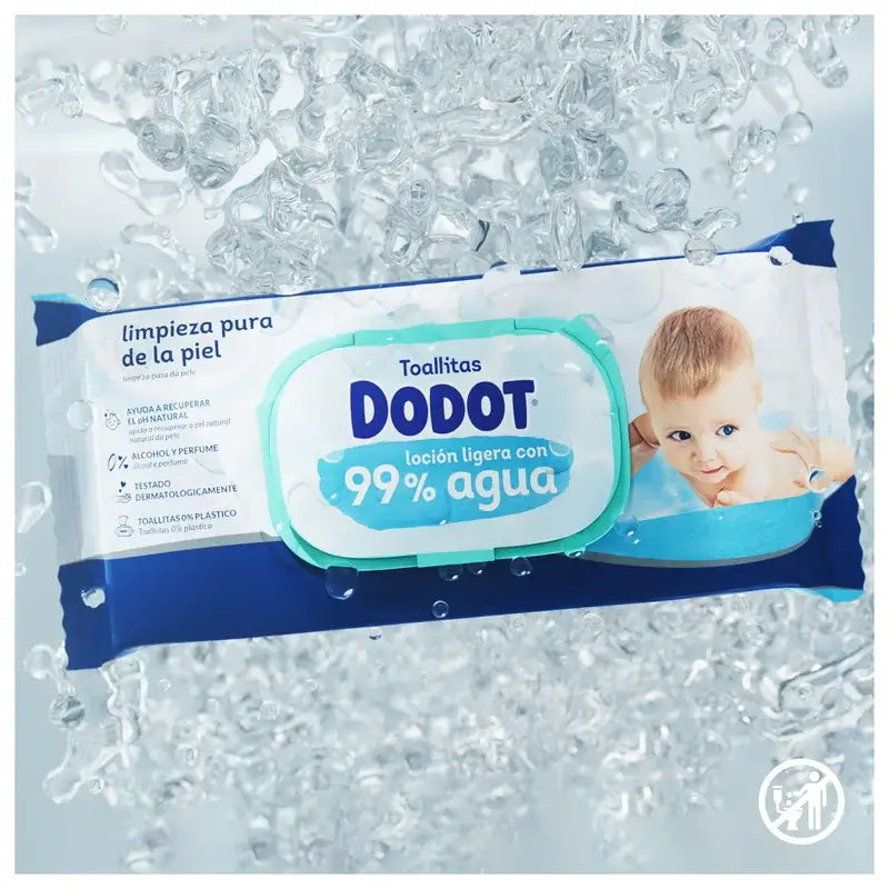 Dodot vlhčené utierky 99 % Aqua, 4x60, 240 kusov
