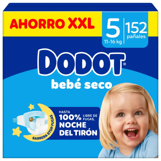 Dodot Bebé Seco veľkosť 5, 152 plienok