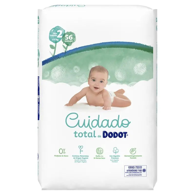 Dodot Total Care, veľkosť 2, 56 plienok
