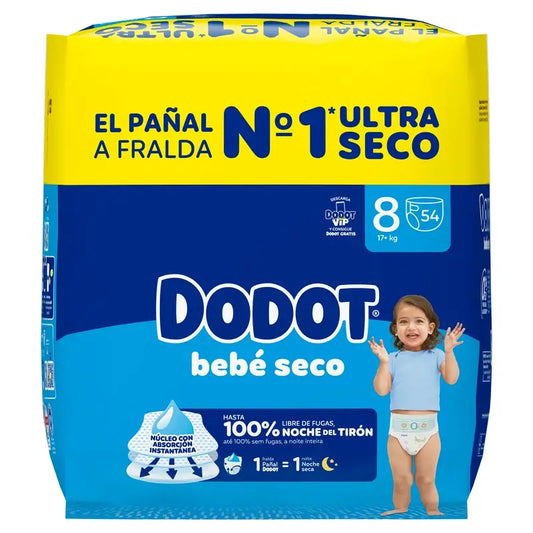 Dodot Bebé-Seco veľkosť 8, 54 plienok