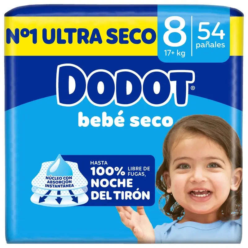 Dodot Bebé-Seco veľkosť 8, 54 plienok