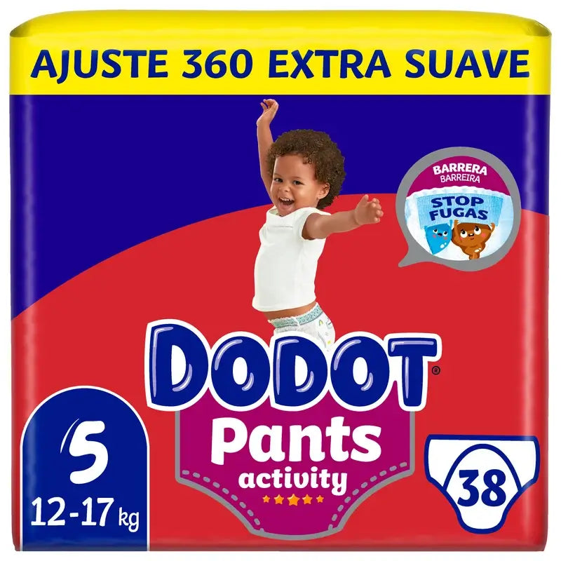 Dodot Pants Activity, veľkosť 5, 38 plienok