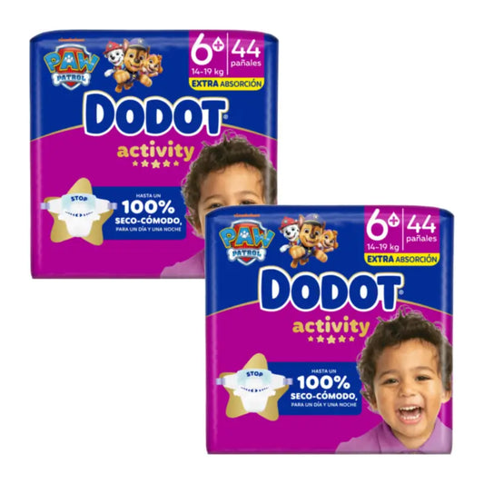 Dodot Activity veľkosť 6+ Extra (+14 kg), 44 plienok