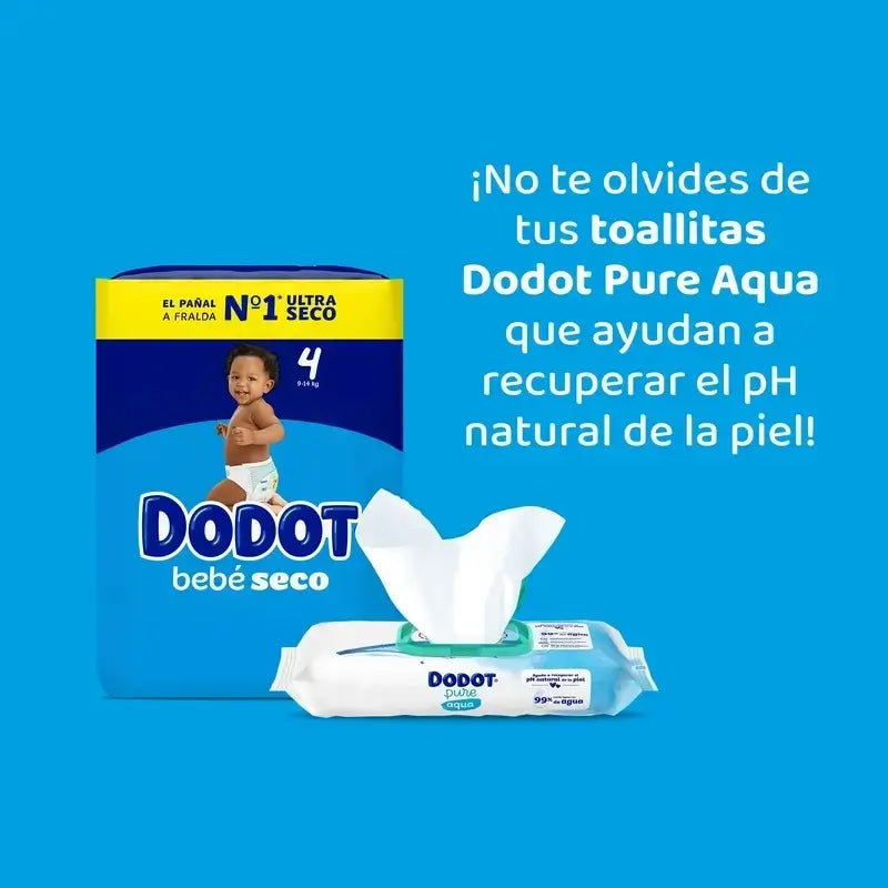 Dodot Bebé Seco, veľkosť 6+ (+14 kg), 2x48 plienok