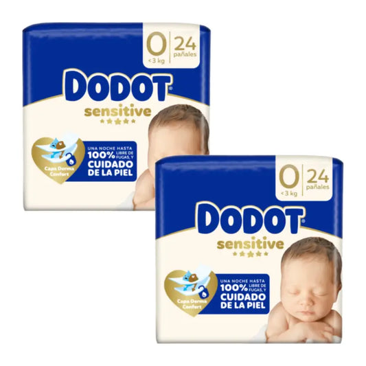 Dodot Sensitive, veľkosť 0 – pre novorodencov, 48 plienok