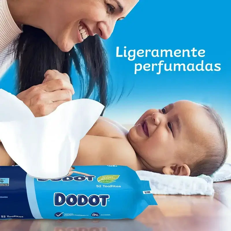 Dodot detské vlhčené utierky, 2x64 kusov