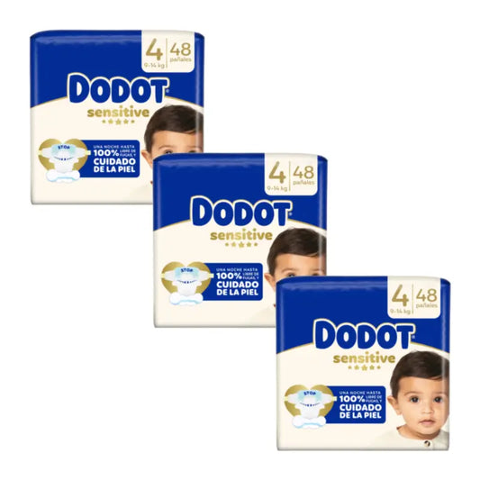 Dodot Sensitive Veľkosť 4 (6–10 kg), 144 plienok