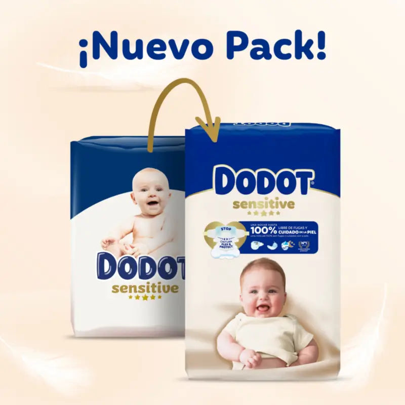 Dodot Sensitive Veľkosť 1, 2 kg – 5 kg, 90 plienok
