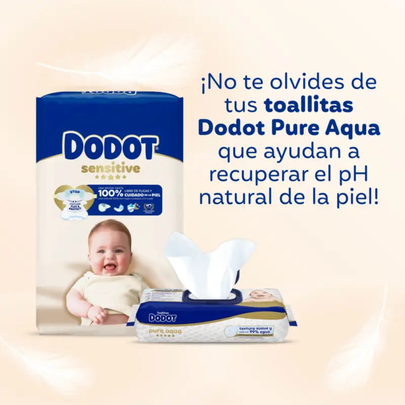Dodot Sensitive Veľkosť 2, 4 kg – 8 kg, 88 plienok