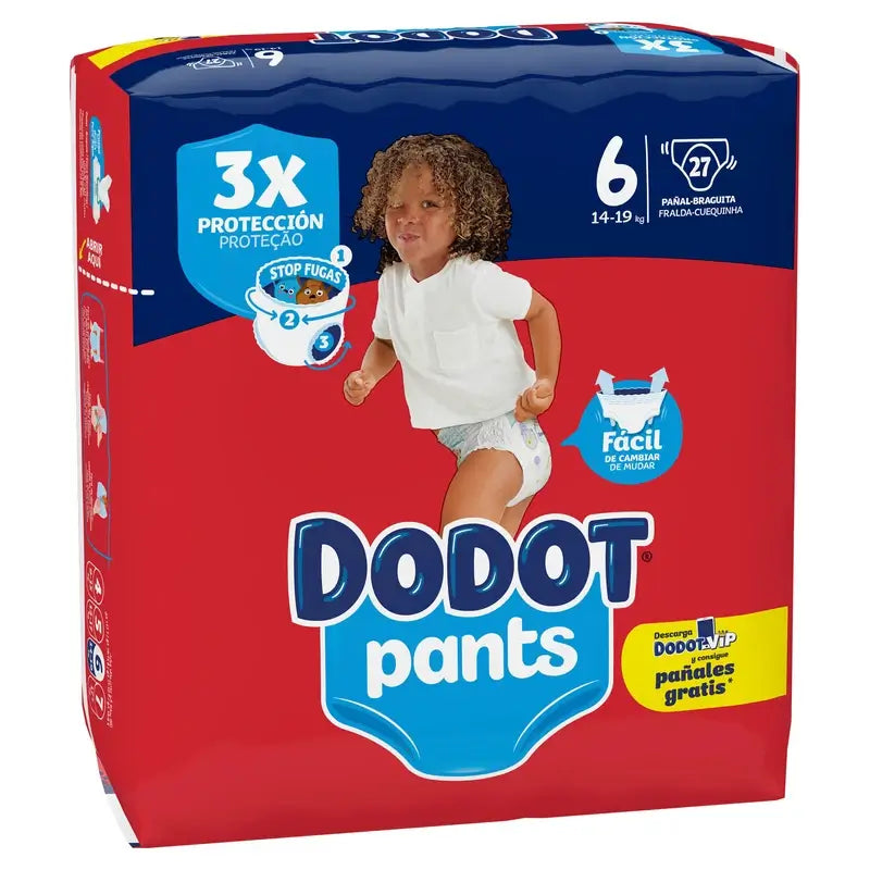 Dodot Pants Plienkové nohavičky Veľkosť 6 (+15 kg), 27 plienok