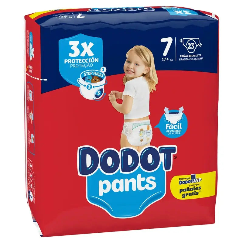 Dodot Pants – nohavičkové plienky, veľkosť 7 (+17 kg), 23 plienok