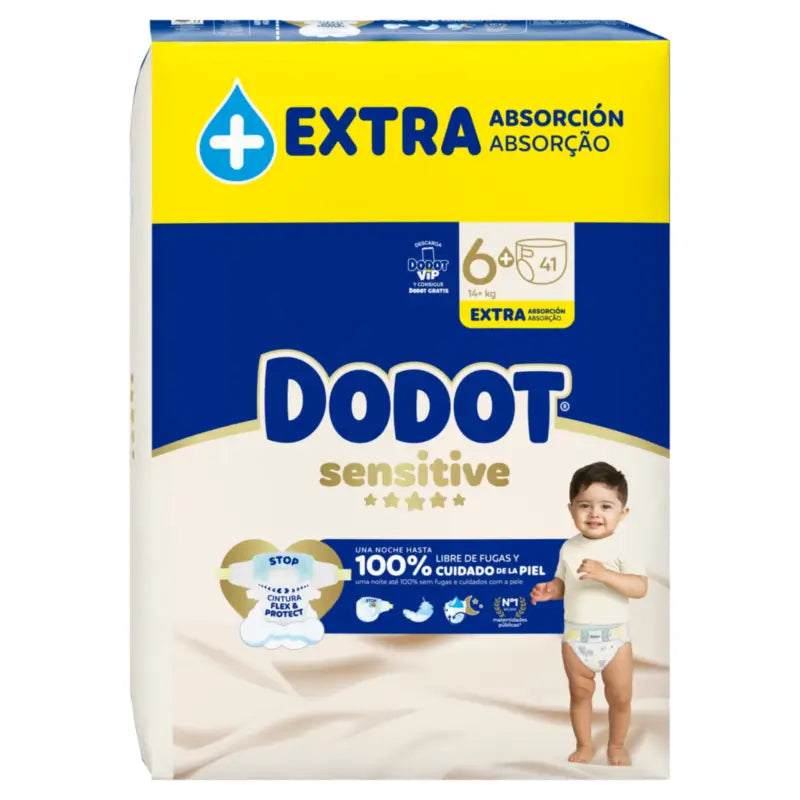 Dodot Sensitive Veľkosť 6, 41 plienok