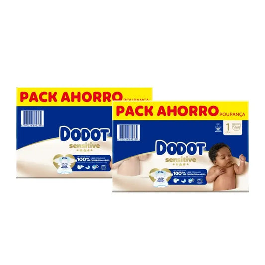 Dodot Sensitive Veľkosť 1 Plienky 2–5 kg, balenie 2 × 168