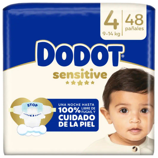 Dodot Sensitive veľkosť 4 (9–14 kg), 48 plienok