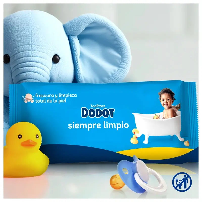 Dodot náhradné vlhčené utierky, 208 kusov