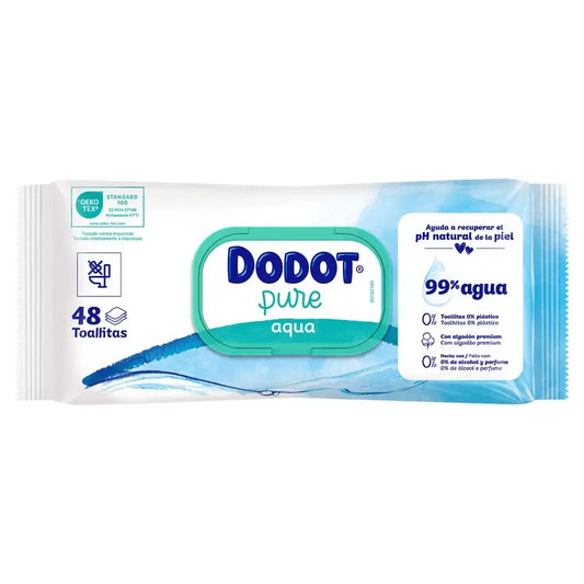 Dodot Dodot Total Care Aqua Wipes, 48 pieces