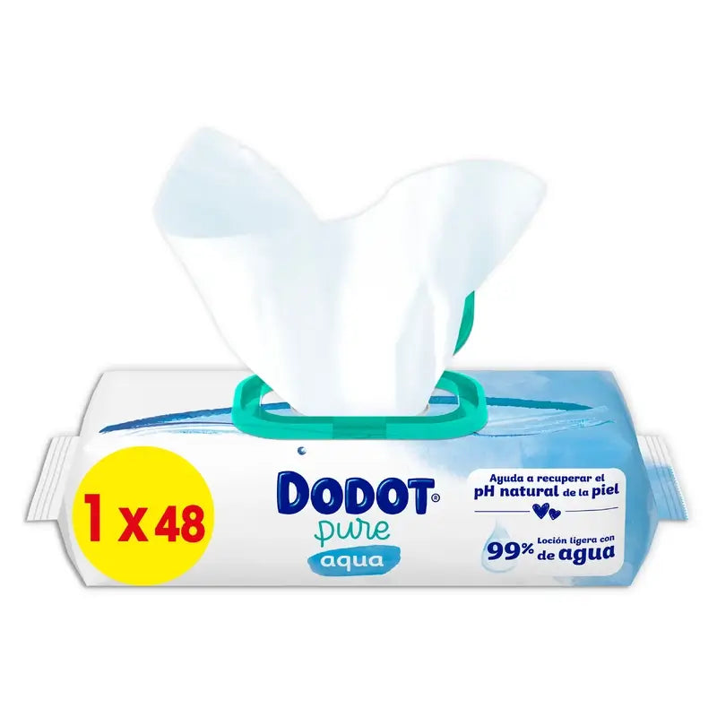 Dodot vlhčené utierky Total Care Aqua, 48 kusov