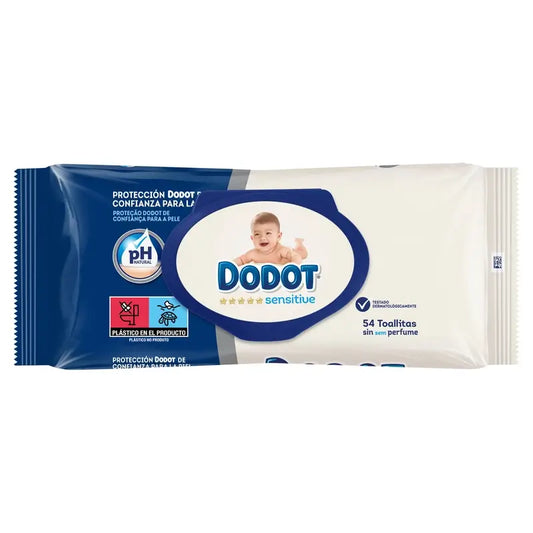 Dodot Sensitive Wipes, 1X54 (54 Units)