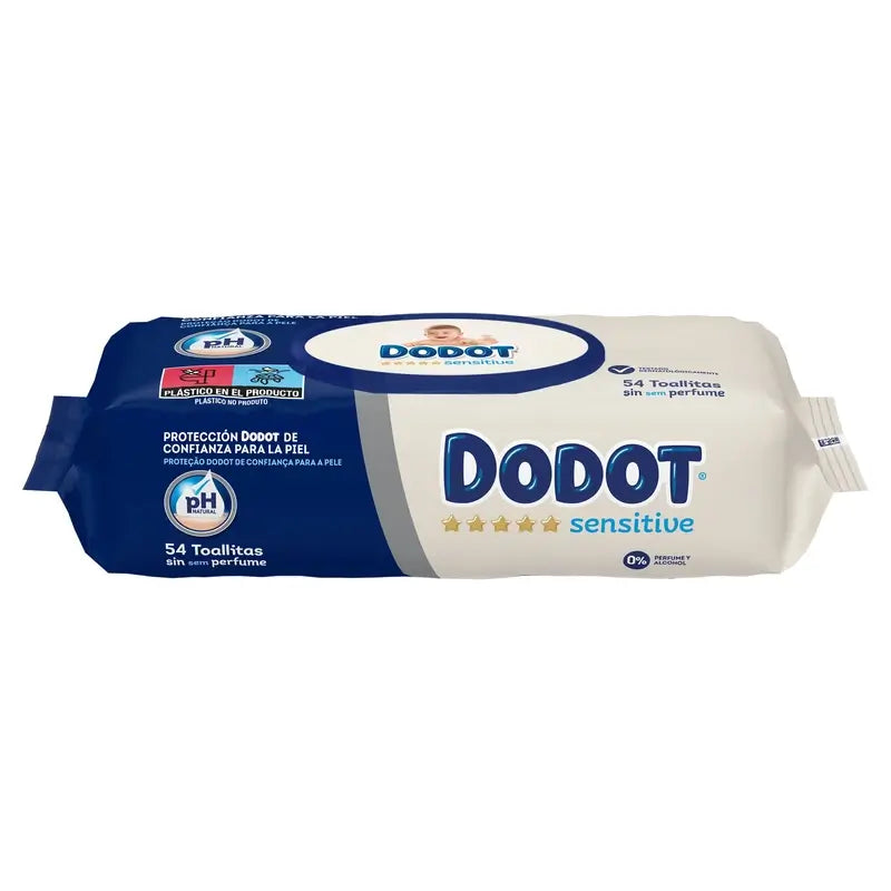 Dodot vlhčené utierky Sensitive, 1×54 (54 kusov)