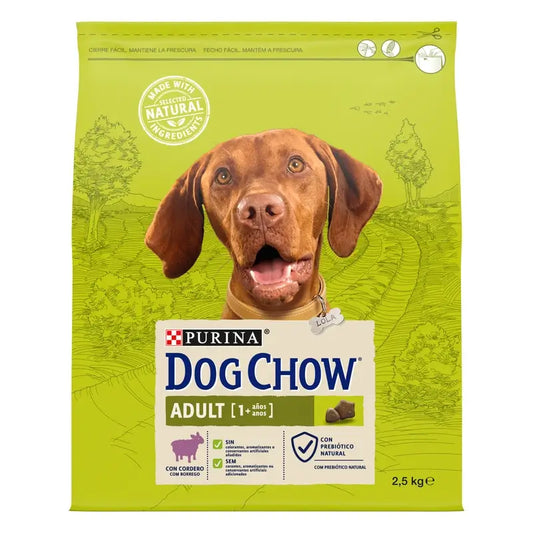 Dog Chow Canine Adult Jahňacie 2,5 kg, krmivo pre psov