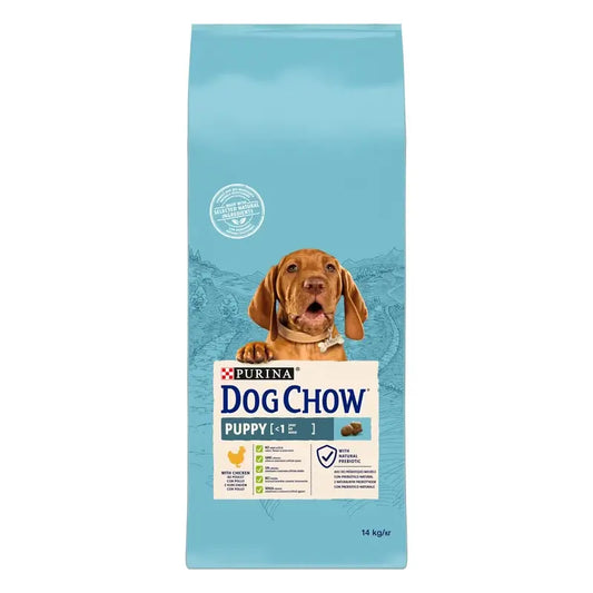 Dog Chow Canine Šteniatko – kuracie mäso 14 kg, krmivo pre psov