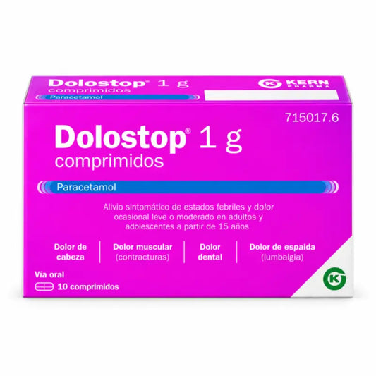 Dolostop 1 g, 10 tabliet