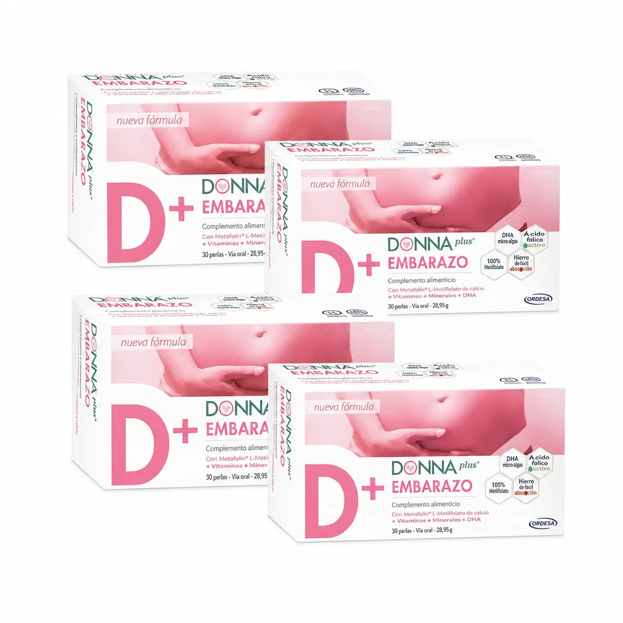 DonnaPlus Tehotenské balenie 4 x 30 + 30