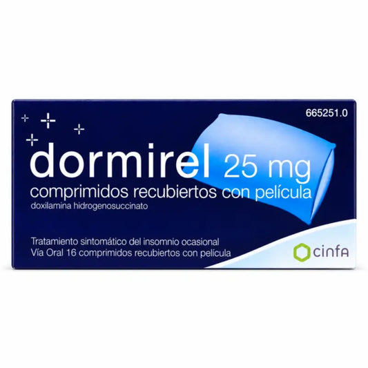 Dormirel 25 mg, 16 obalených tabliet