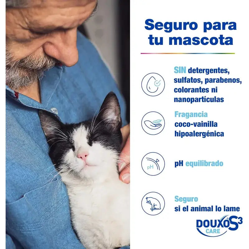 Douxo S3 Care – pleťová voda na uši pre psov a mačky, na časté použitie, 120 ml