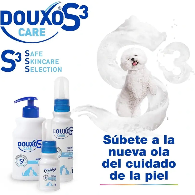 Douxo S3 Care – pleťová voda na uši pre psov a mačky, na časté použitie, 120 ml