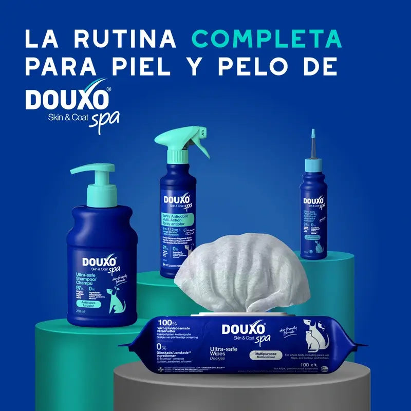 Douxo Skin & Coat Spa – viacúčelový sprej proti zápachu pre psov, 340 ml