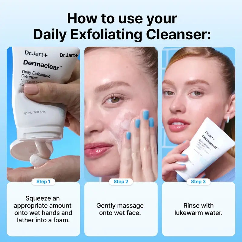 Dr Jart+ Dermaclear Daily Exfoliating Cleanser, 100 ml