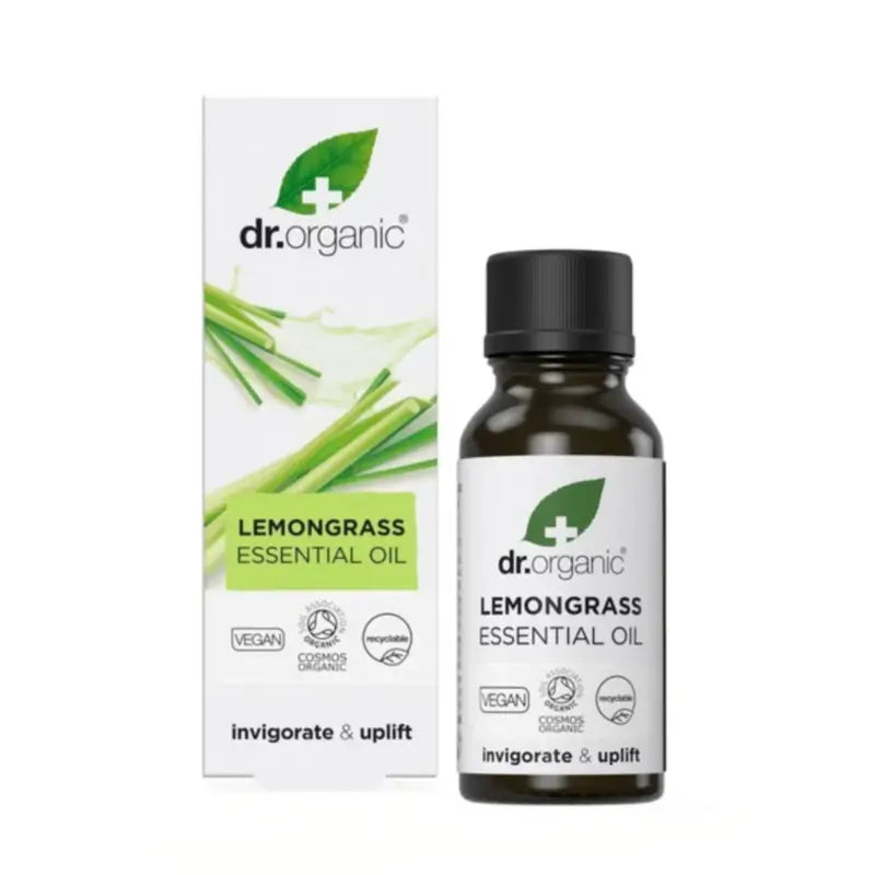 Dr.Organic Bio a 100 % čistý éterický olej z citrónovej trávy, 10 ml