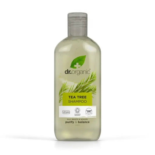 Dr.Organic Šampón s čajovníkom pre mastné alebo problematické vlasy, 265 ml