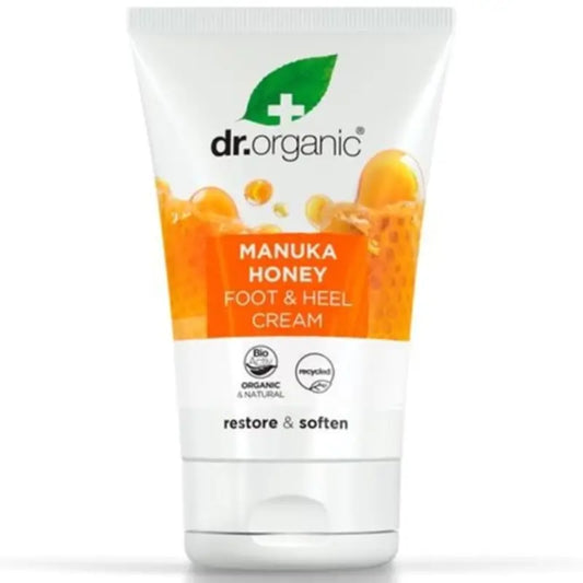 Dr.Organic Krém na nohy a päty s medom Manuka, 125 ml