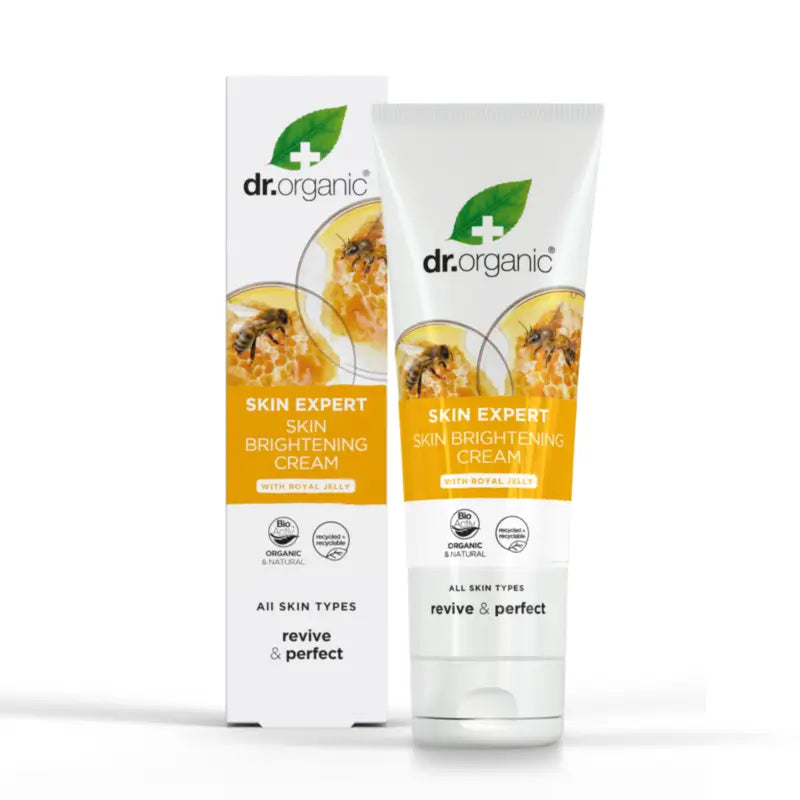 Dr.Organic Ľahký a rozjasňujúci krém Skin Expert s materskou kašičkou, 125 ml
