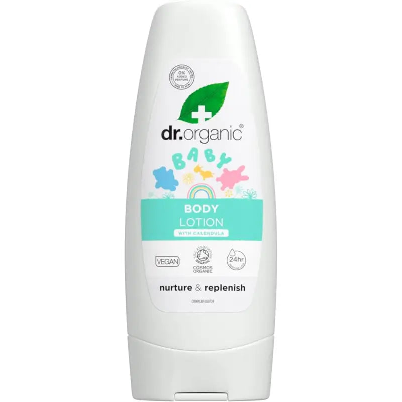 Dr. Organic Telové mlieko s nechtíkom pre bábätká 200 ml. 