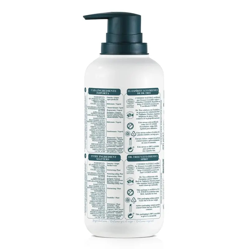 Dr. Tree Prírodný hydratačný telový balzam pre citlivú pokožku 400 ml 