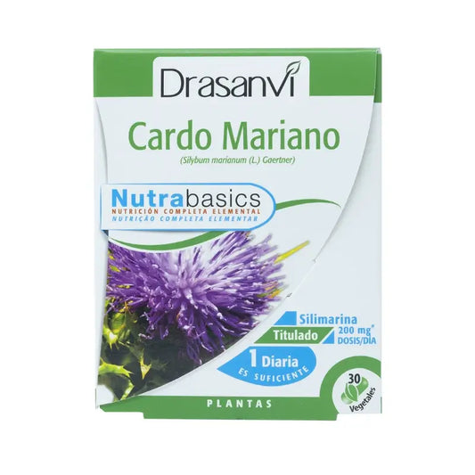 Drasanvi Pestrec mariánsky 30 kapsúl, balenie Nutrabasicos Drasanvi