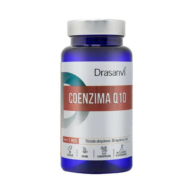 Drasanvi Koenzým Q10 30 kapsúl, balenie Nutrabasicos Drasanvi