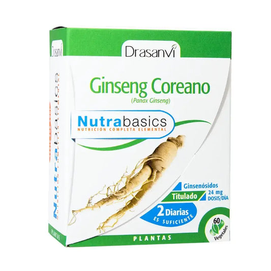 Drasanvi Kórejský ženšen 60 kapsúl, balenie Nutrabasicos Drasanvi