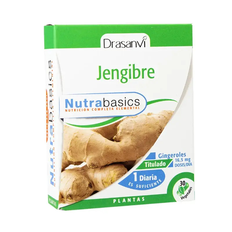 Drasanvi Zázvor 30 kapsúl, balenie Nutrabasicos Drasanvi