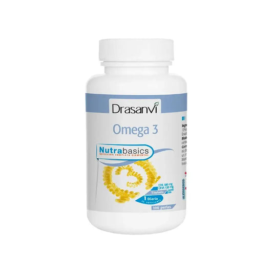 Drasanvi Omega 3 1000 mg, balenie Nutrabasicos, 100 kapsúl