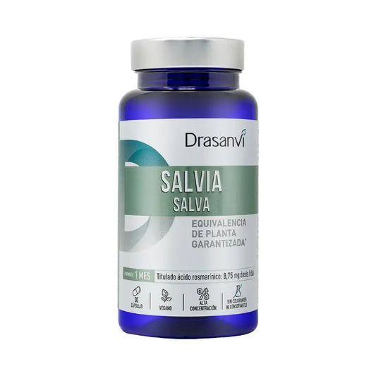 Drasanvi Salvia 30 kapsúl, balenie Nutrabasicos Drasanvi